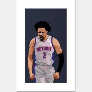 Cade Cunningham Vector Celebration Posters and Art